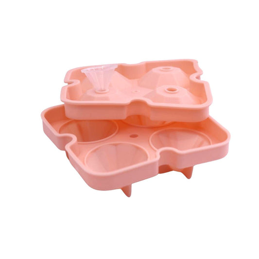 Peach 4 Ice Silicone Tray - Diamond Ice - Future Decor