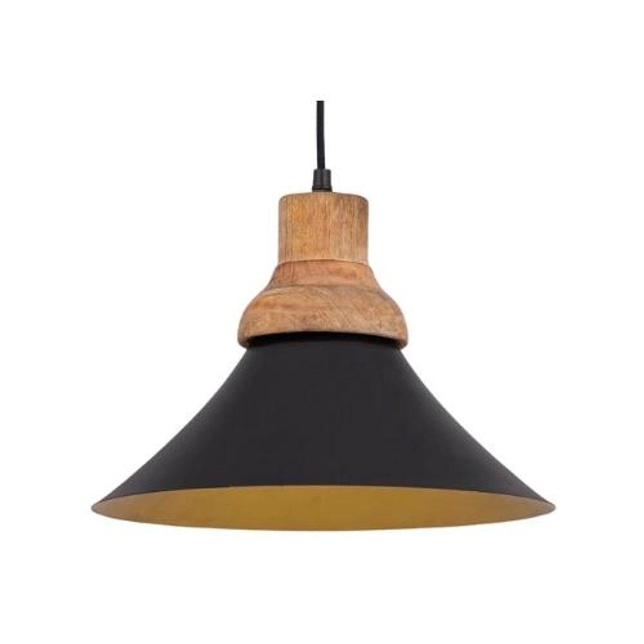 Pendant Lamp - Black Gold Triangle - Future Decor