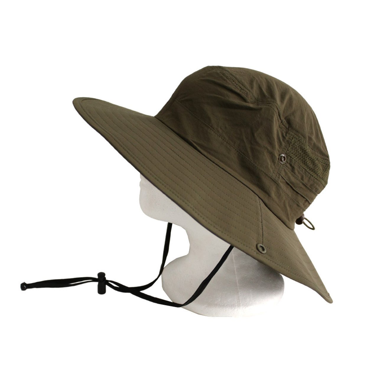 Polyester Large Sun Hat - Army Green - Future Decor