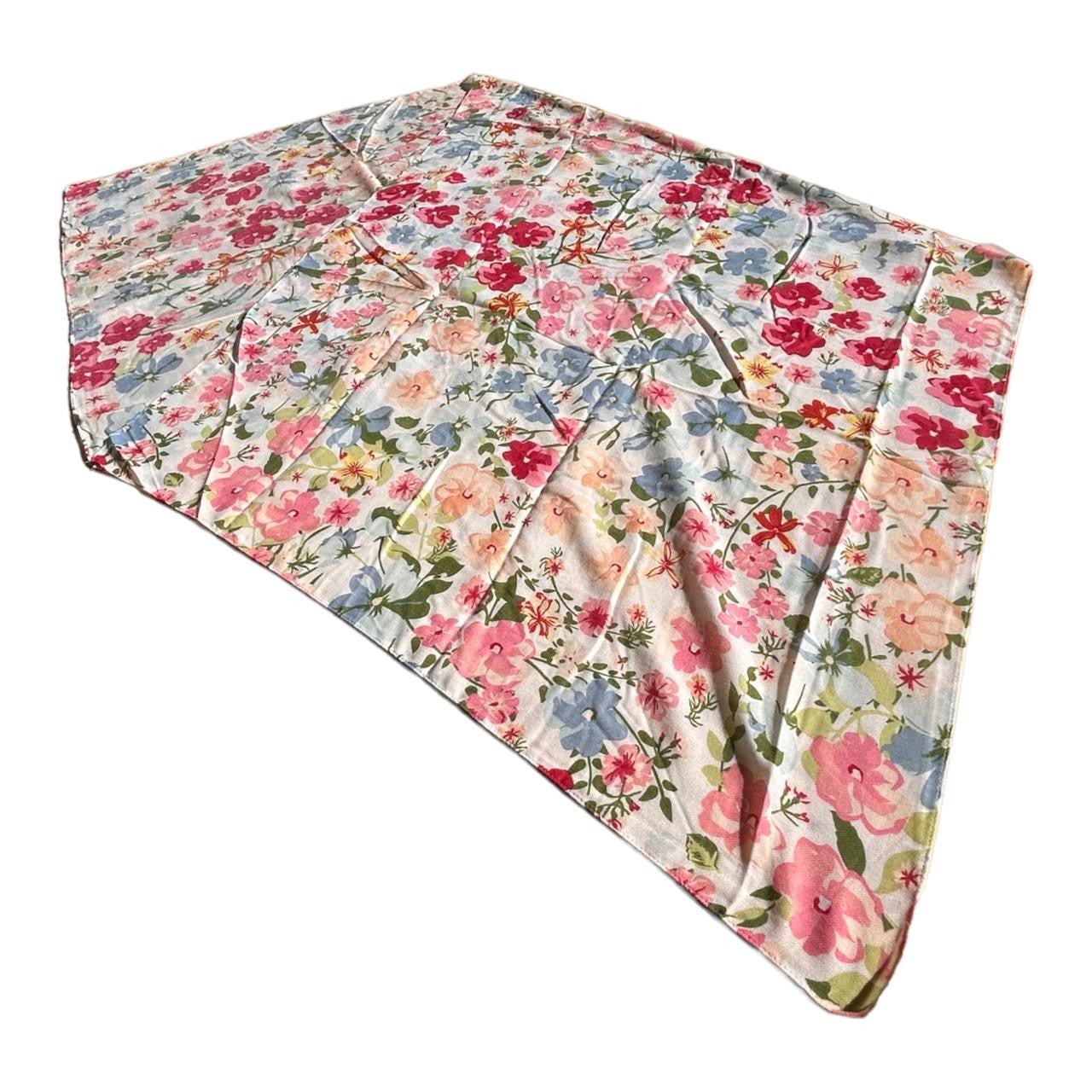 Polyester Scarf - Soft Colour Assorted Flowers - Future Decor