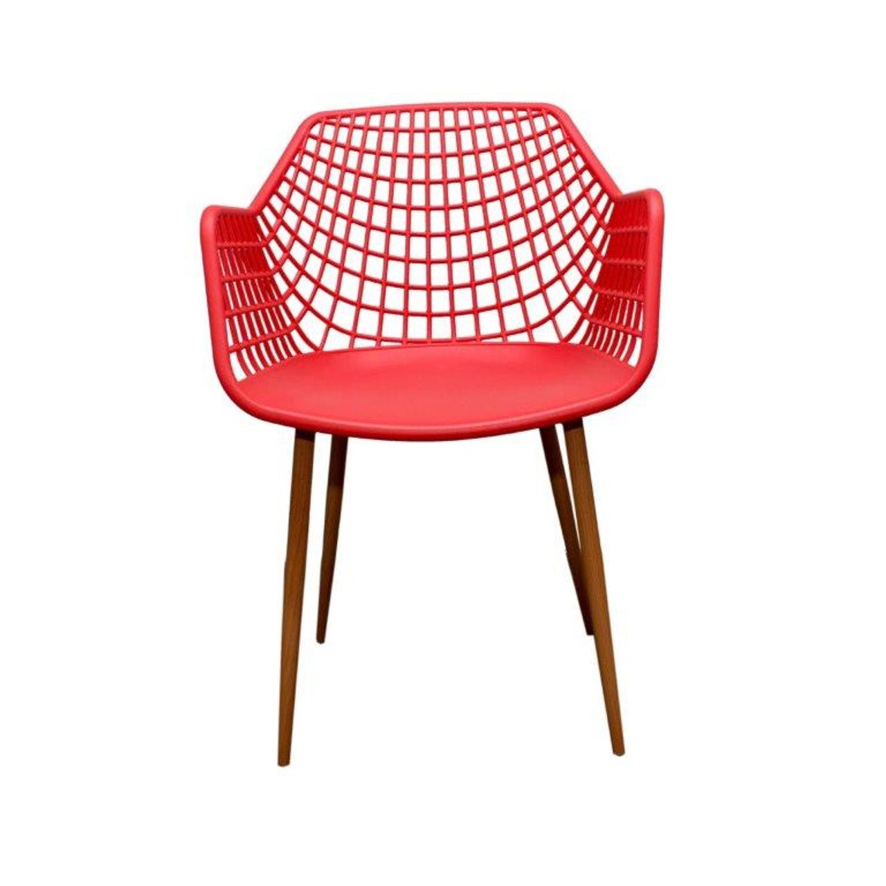 Red Diamond Back Chair - Future Decor