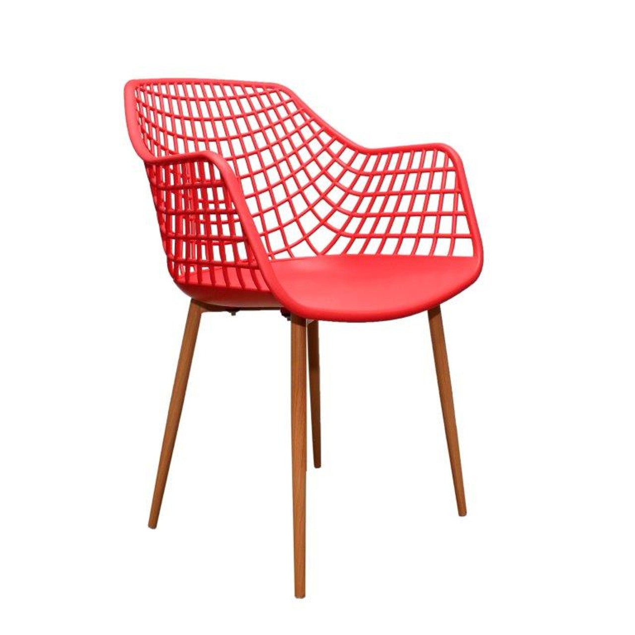 Red Diamond Back Chair - Future Decor