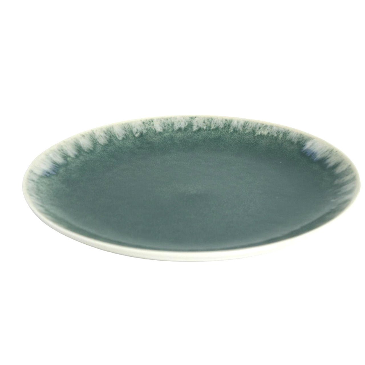 Shades Of Green Dinner Plate - Future Decor