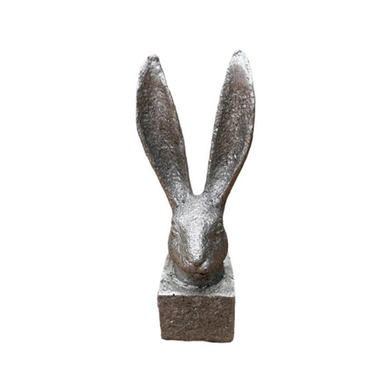 Small Grey Long Ear Bunny Table Topper - Future Decor