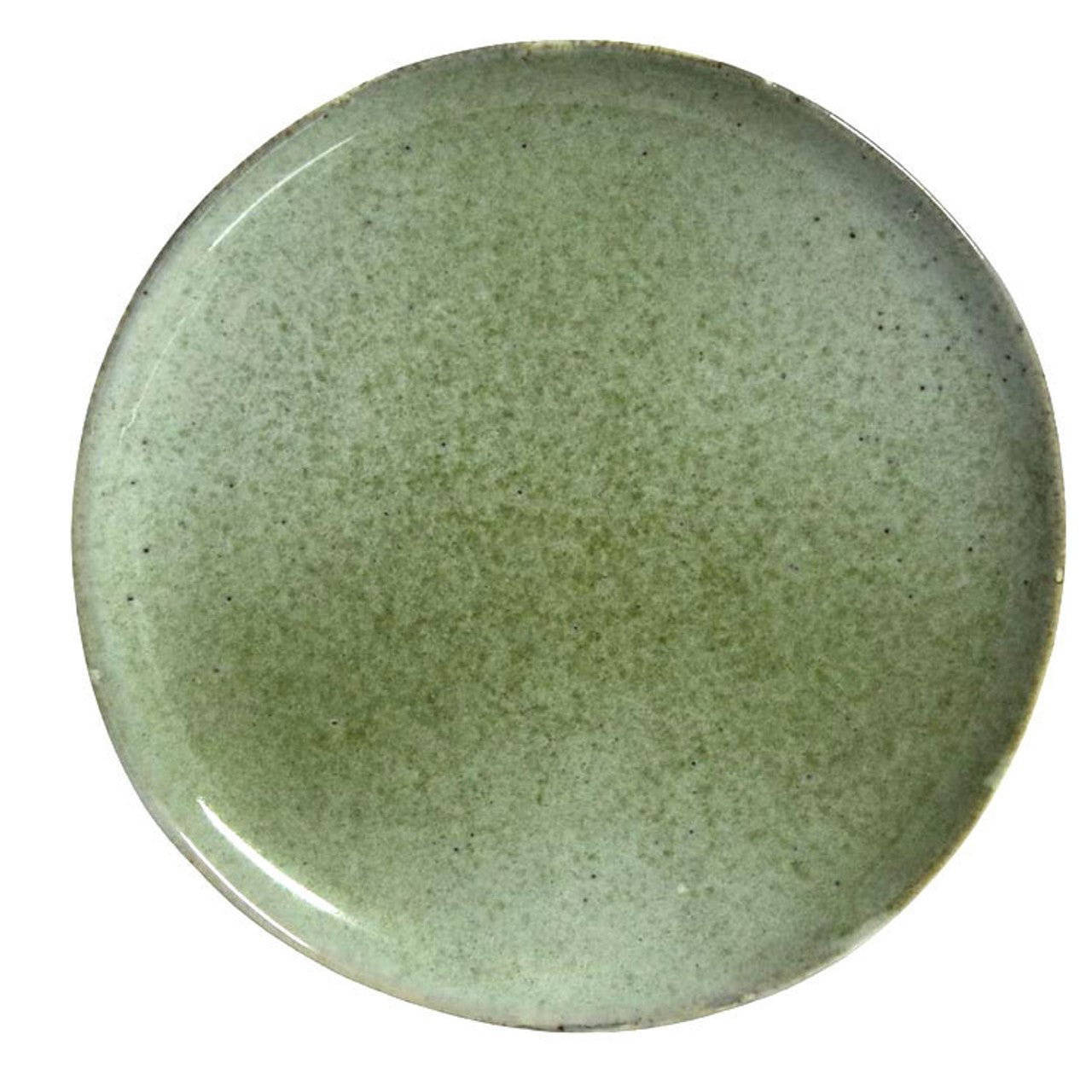 Speckled Shades Of Green Dinner Plate - Future Decor