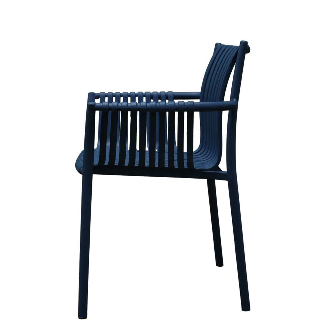 Stackable Blue Weaved Seat Chair - Future Decor