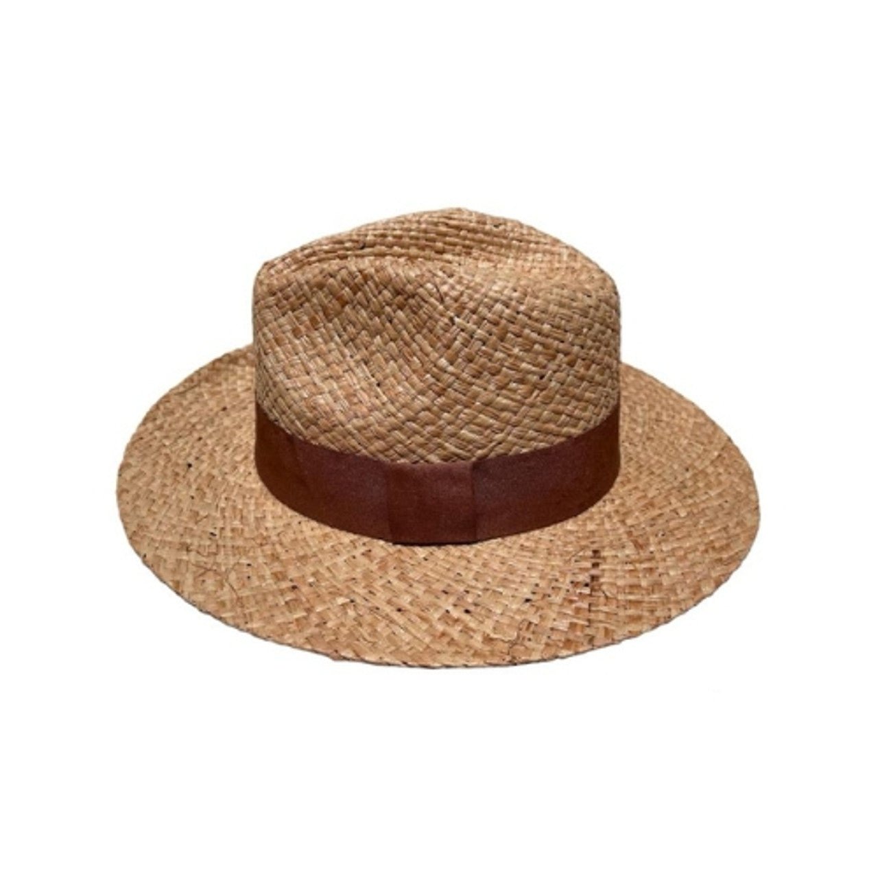 Straw Hat - Brown Band - Future Decor