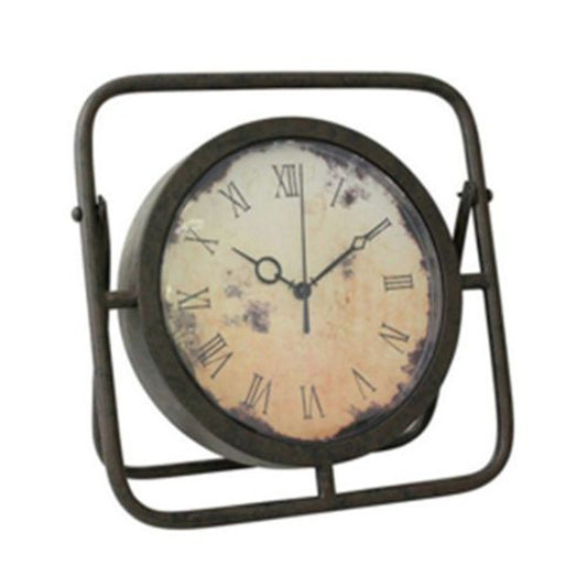 Table Clock - Vintage In Black Frame - Future Decor