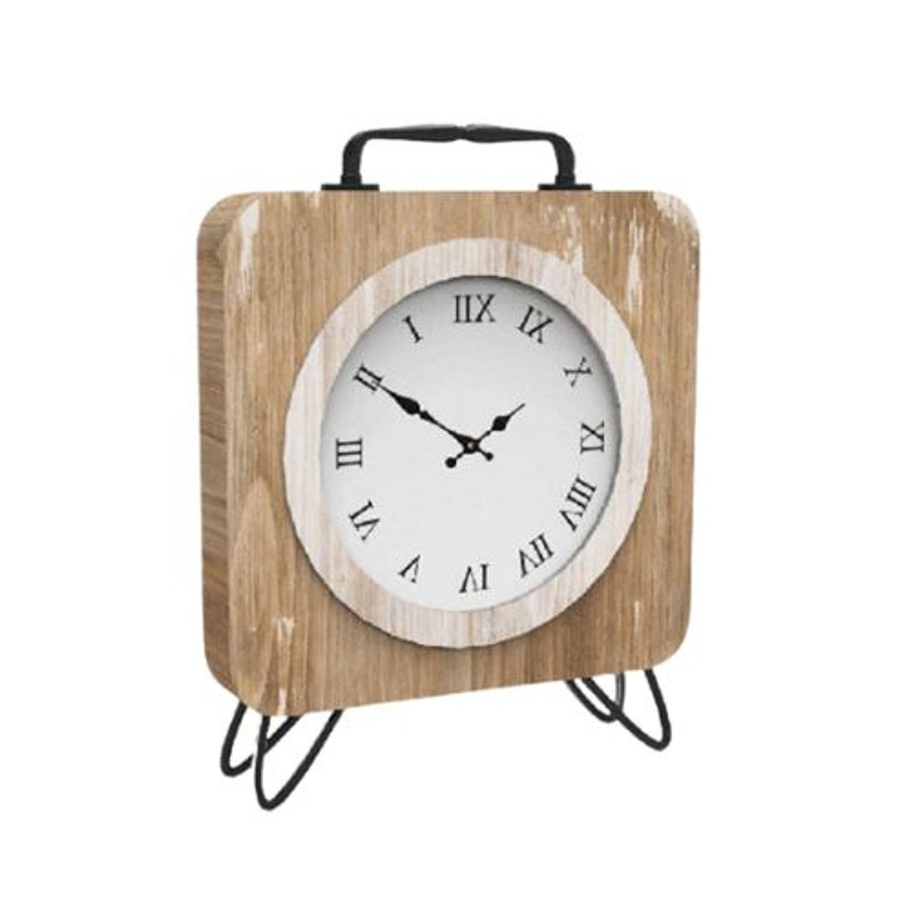 Table Clock - Wood Finish - Future Decor