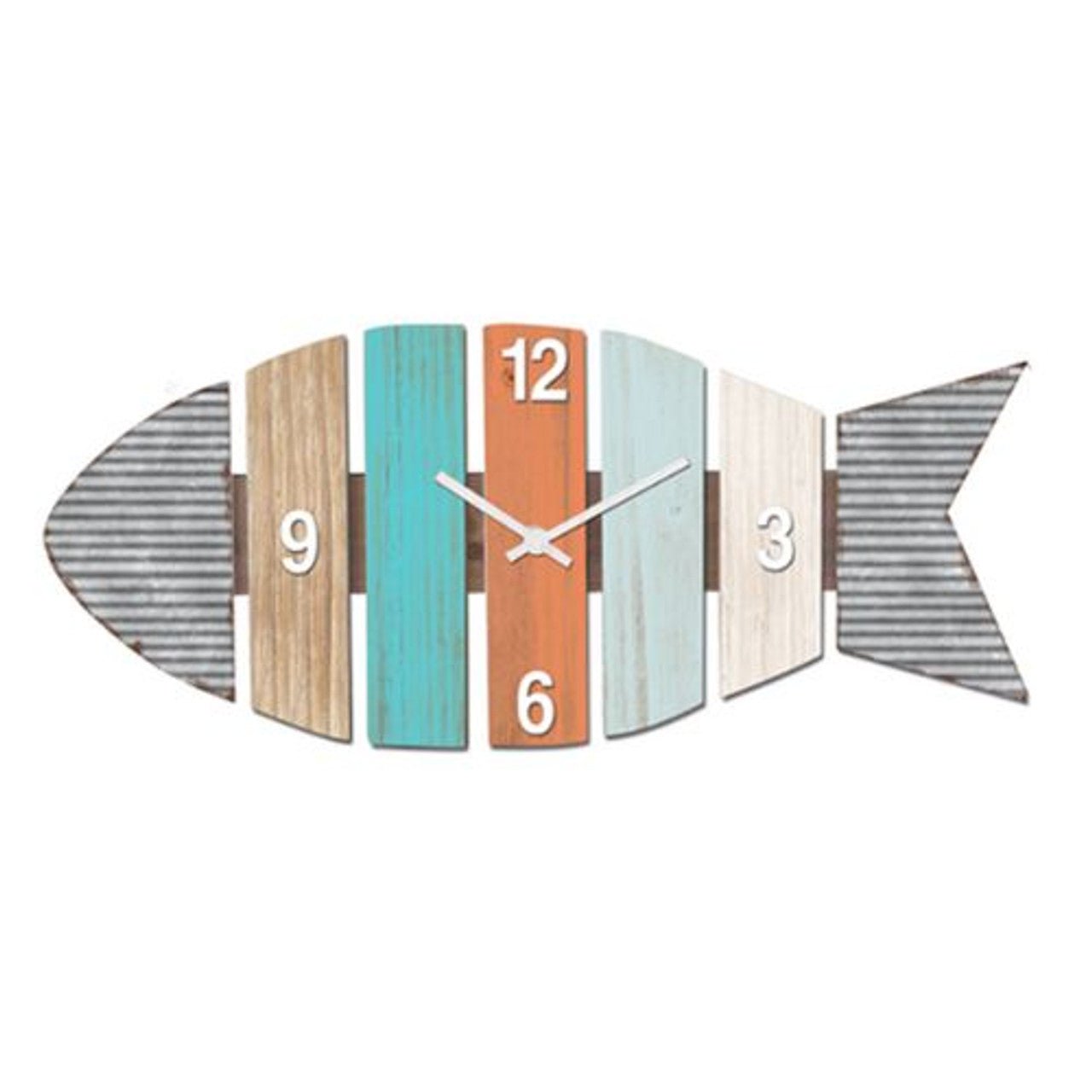 Wall Clock - Colourful Fish - Future Decor