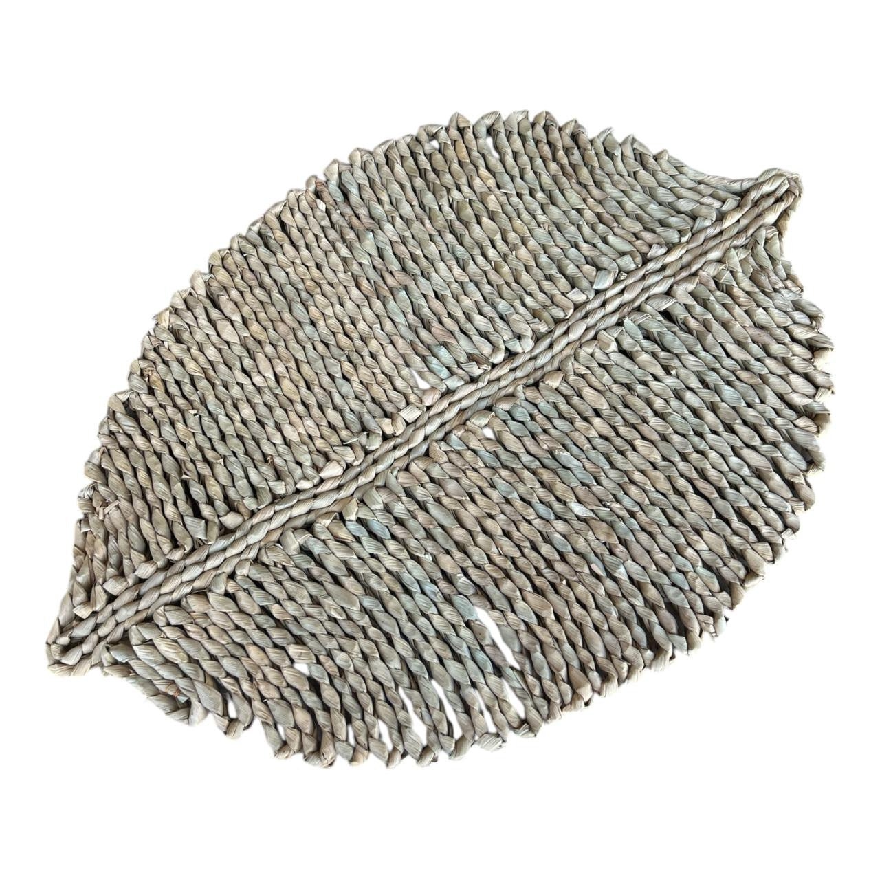 Weaved Leaf Shape Placemat - Future Decor