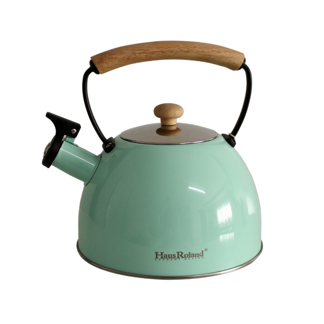 Whistling Kettle 3 litre Wood Fixtures - Mint - Future Decor