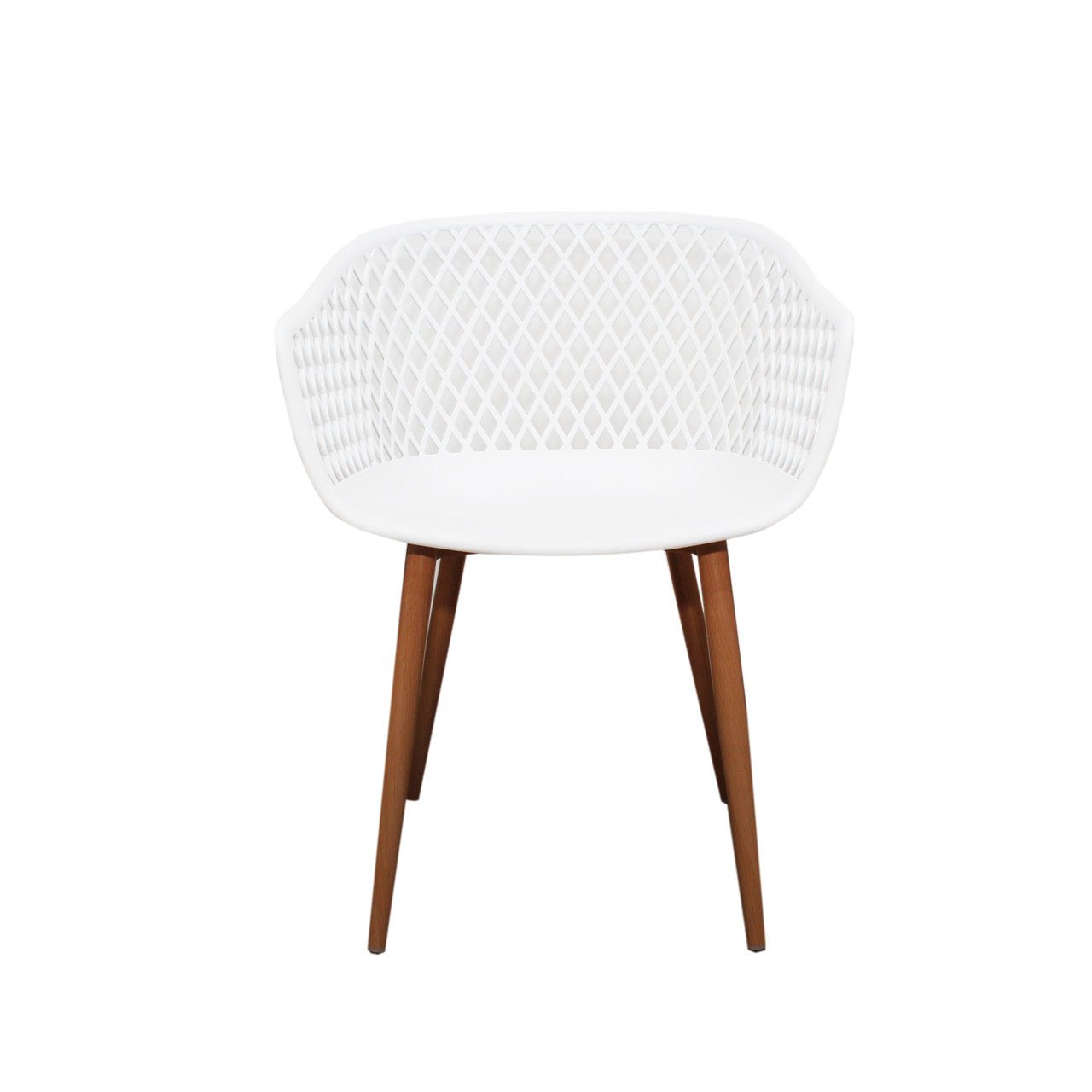 White Diamond Back Chair - Future Decor