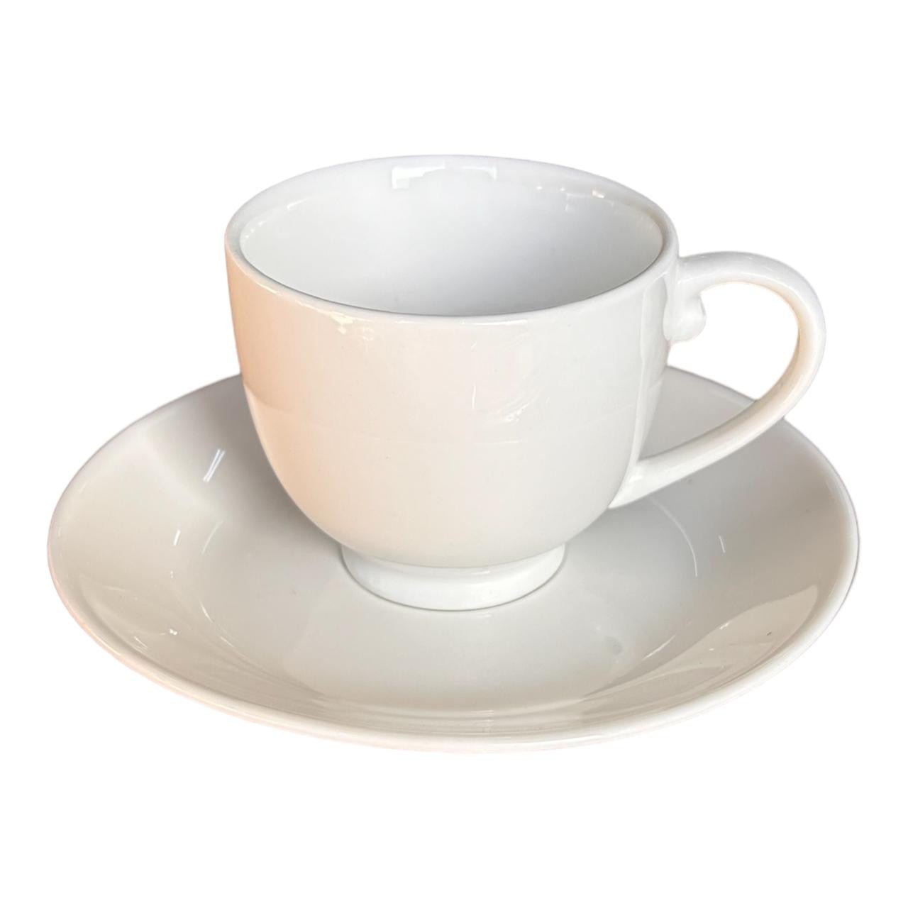 White Espresso Ceramic Bow Cup Set - Box Of 6 - Future Decor