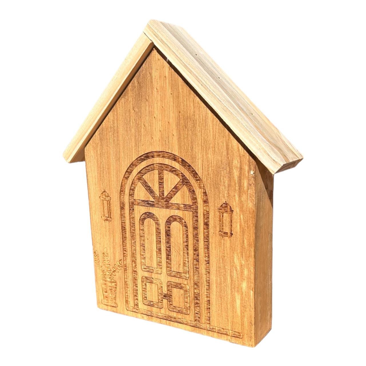 WOH6 Wooden House Ornament - Front door - Future Decor