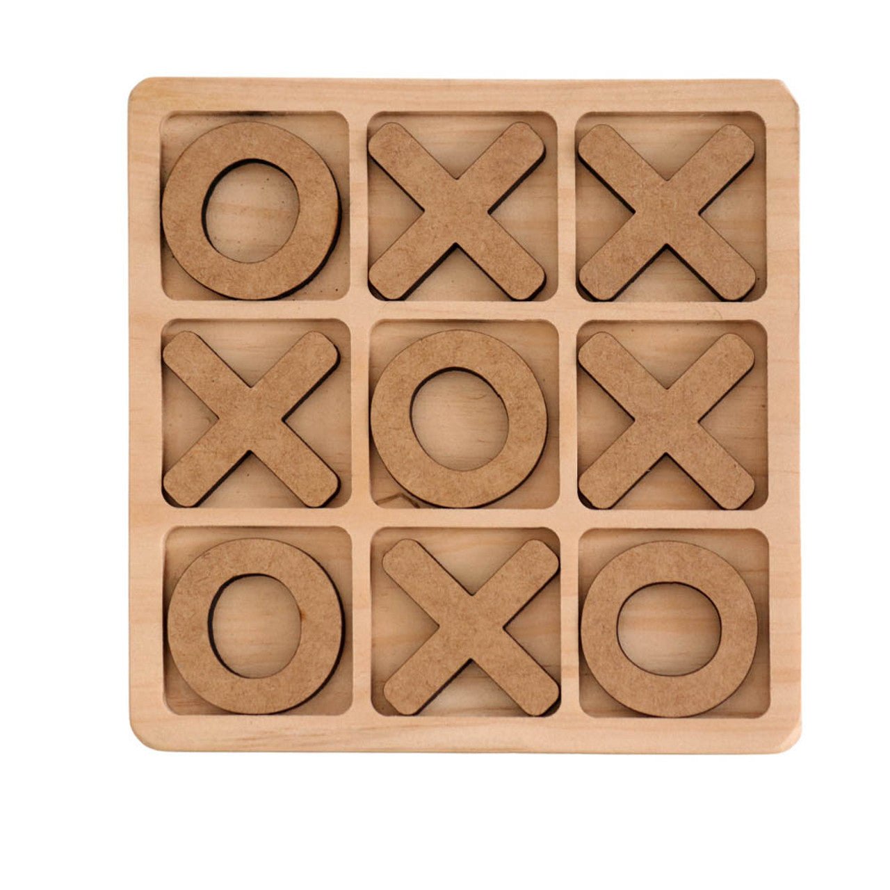 Wooden Game - Noughts and Crosses - Future Decor