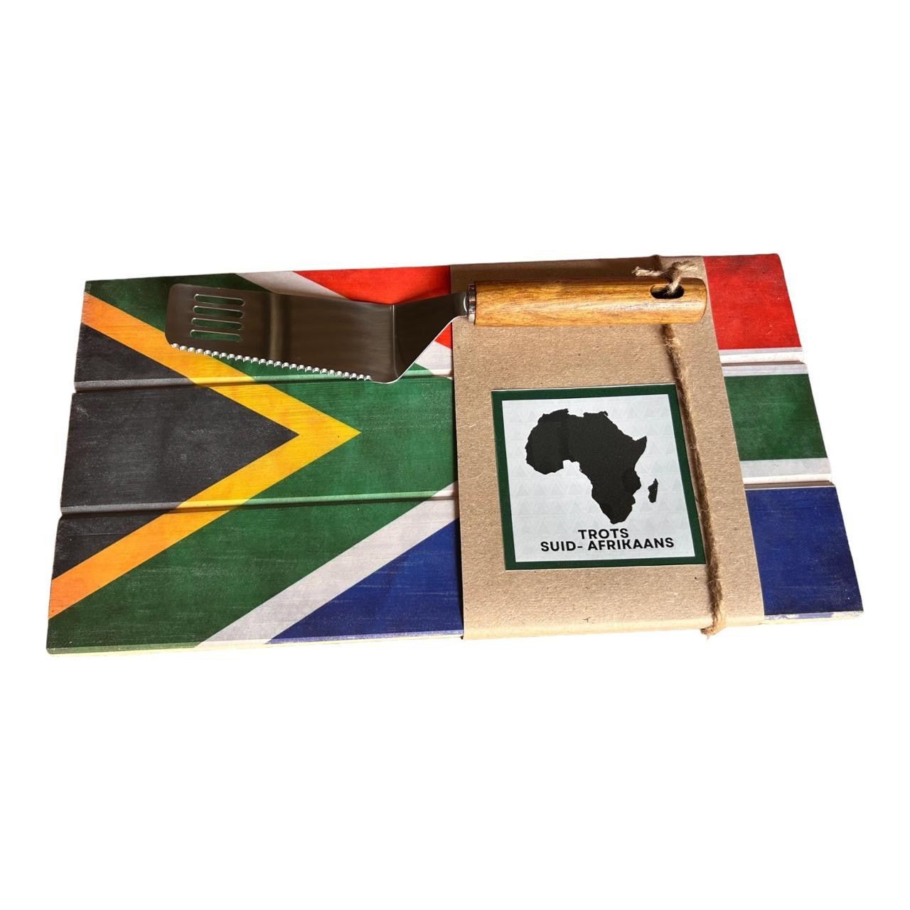 Wooden Platter - South African Flag - Future Decor